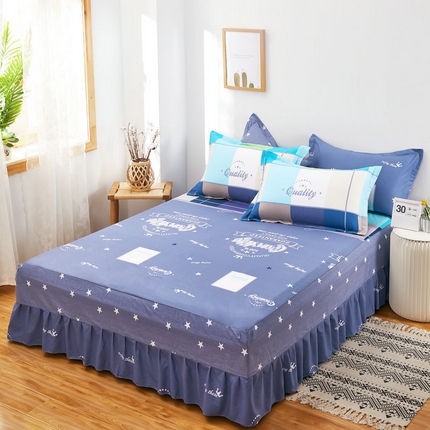 91家纺网 家纺一手货源 找家纺 （总）京天家纺 2024新款12868全棉单品床裙