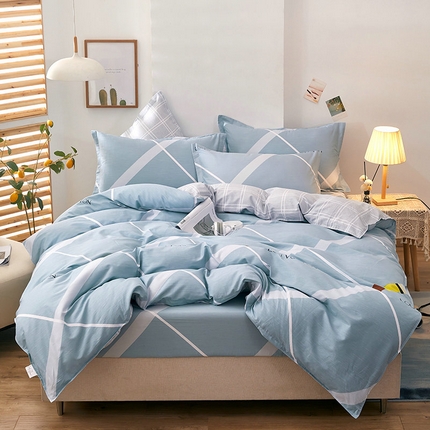 91家纺网 家纺一手货源 找家纺 （总）京天家纺 2024新款40支全棉12868床笠款四件套