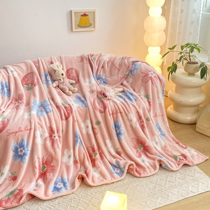 91家纺网 家纺一手货源 找家纺 （总）悦织湾家纺 2025新款加厚雪花绒印花多功能毛毯牛奶绒休闲盖毯子跨境专供外贸出口电商热销款