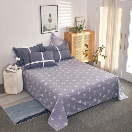 91家纺网 家纺一手货源 找家纺 （总）京天家纺 2024新款12868全棉直角单品床单