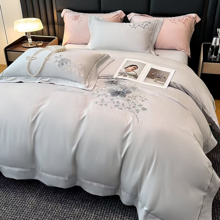 91家纺网 家纺一手货源 找家纺 玖玖爱家纺 2024新款艾阳绒四件套-西班牙庄园 西班牙庄园灰