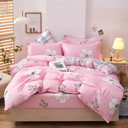 91家纺网 家纺一手货源 找家纺 （总）京天家纺 2024新款40支全棉12868床笠款四件套