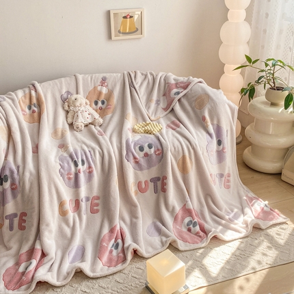 91家纺网 家纺一手货源 找家纺 （总）悦织湾家纺 2025新款加厚雪花绒印花多功能毛毯牛奶绒休闲盖毯子跨境专供外贸出口电商热销款