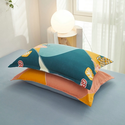 91家纺网 家纺一手货源 找家纺 （总）京天家纺 2024新款亲肤水洗棉单枕套