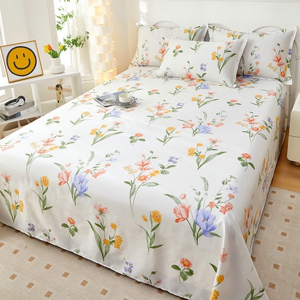 91家纺网 家纺一手货源 找家纺 （总）京天家纺 2024新款12868全棉直角单品床单