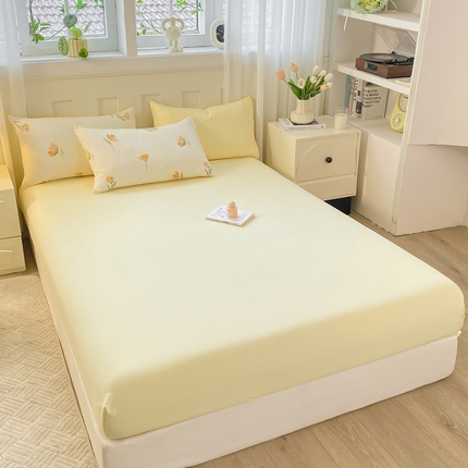 91家纺网 家纺一手货源 找家纺 （总）雅阁尔 2024新款水洗云朵棉单品系列-床笠单件单床笠