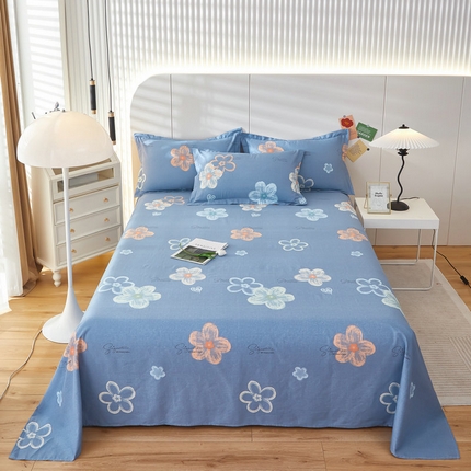 91家纺网 家纺一手货源 找家纺 （总）京天家纺 2024新款12868全棉直角单品床单