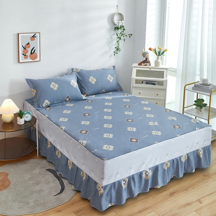 91家纺网 家纺一手货源 找家纺 （总）京天家纺 2024新款12868全棉单品床裙