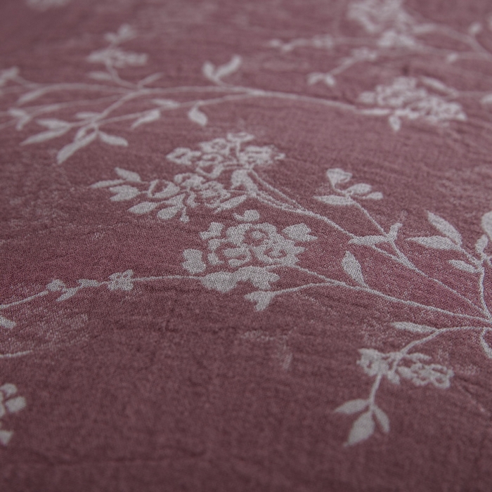 91家纺网 家纺一手货源 找家纺 鲁爱 2025新款全棉色织双层纱布流苏款四件套 惊鸿-豆沙