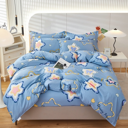 91家纺网 家纺一手货源 找家纺 （总）京天家纺 2024新款40支全棉12868床笠款四件套