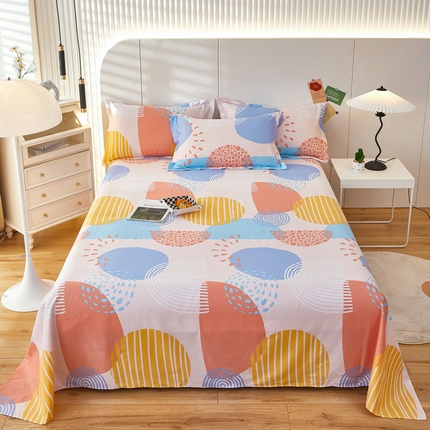 91家纺网 家纺一手货源 找家纺 （总）京天家纺 2024新款12868全棉直角单品床单