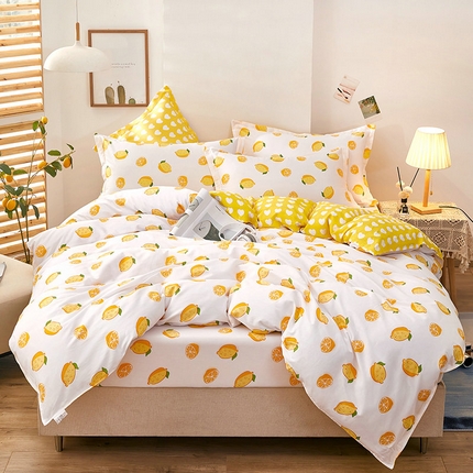 91家纺网 家纺一手货源 找家纺 （总）京天家纺 2024新款40支全棉12868床笠款四件套