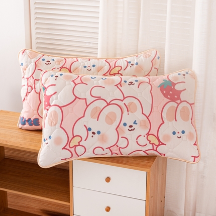 91家纺网 家纺一手货源 找家纺 （总）花言狐语 2025新款水洗棉防水枕套一只