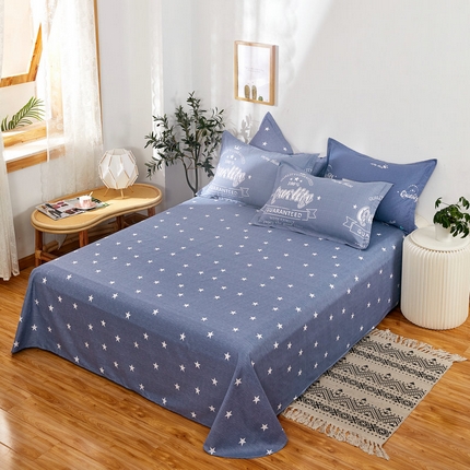 91家纺网 家纺一手货源 找家纺 （总）京天家纺 2024新款12868全棉直角单品床单