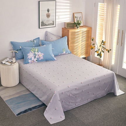 91家纺网 家纺一手货源 找家纺 （总）京天家纺 2024新款12868全棉直角单品床单