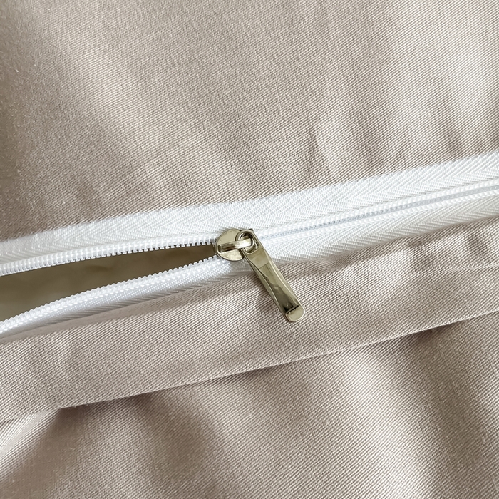 91家纺网 家纺一手货源 找家纺 一帆毯业 2024新款全棉纯色刺绣麻绳滚边四件套 玫瑰粉+浅灰