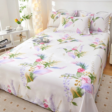 91家纺网 家纺一手货源 找家纺 （总）京天家纺 2024新款12868全棉直角单品床单