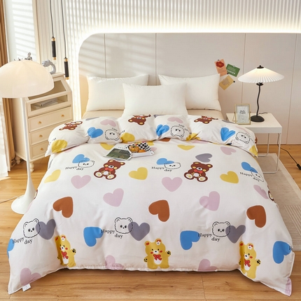 91家纺网 家纺一手货源 找家纺 （总）京天家纺 2024新款12868全棉单品被套(尺寸足，有预留）