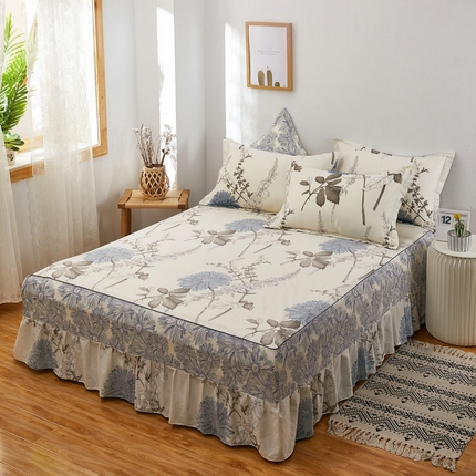 91家纺网 家纺一手货源 找家纺 （总）京天家纺 2024新款12868全棉单品床裙