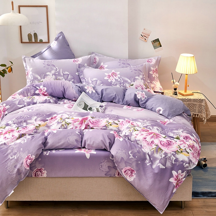 91家纺网 家纺一手货源 找家纺 （总）京天家纺 2024新款40支全棉12868床笠款四件套