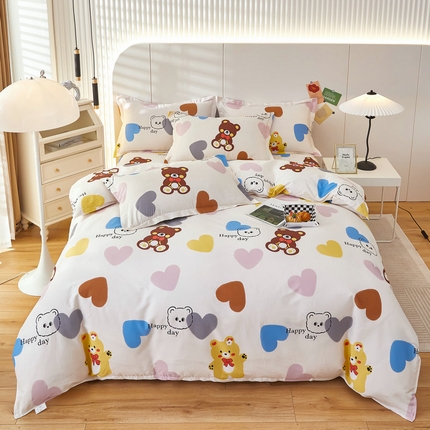 91家纺网 家纺一手货源 找家纺 （总）京天家纺 2024新款40支全棉12868床单款四件套（尺寸足，有预留）