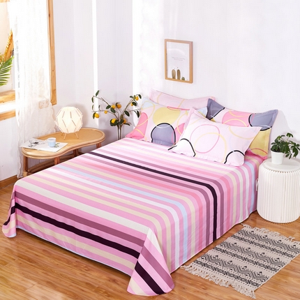 91家纺网 家纺一手货源 找家纺 （总）京天家纺 2024新款12868全棉直角单品床单