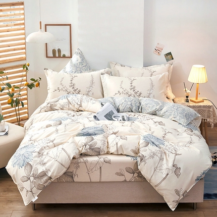 91家纺网 家纺一手货源 找家纺 （总）京天家纺 2024新款40支全棉12868床笠款四件套