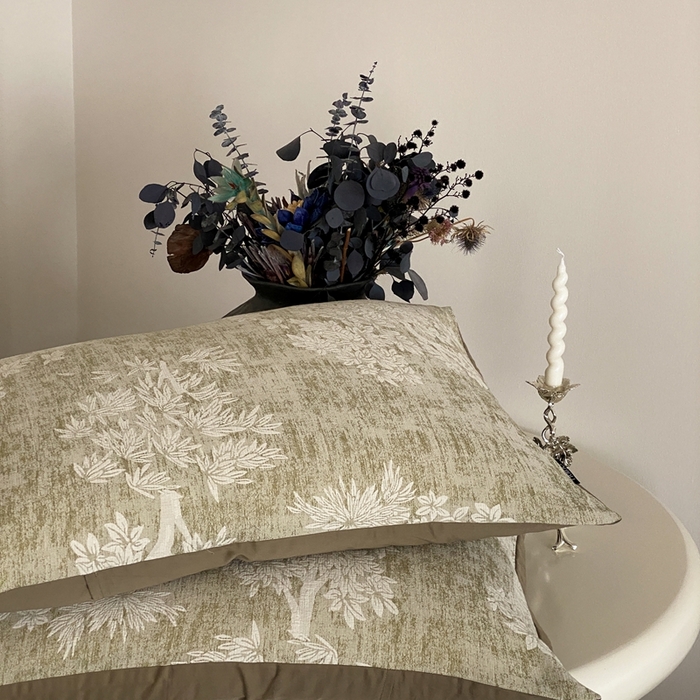 91家纺网 家纺一手货源 找家纺 （总）赫帛 2024新款60支全棉色织提花水洗棉-椿野