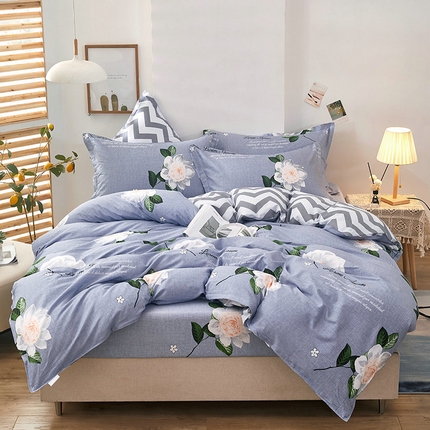 91家纺网 家纺一手货源 找家纺 （总）京天家纺 2024新款40支全棉12868床笠款四件套