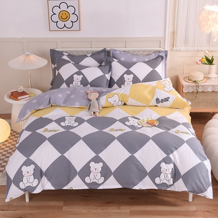 91家纺网 家纺一手货源 找家纺 （总）棉立方家纺 2022新款-床笠款四件套