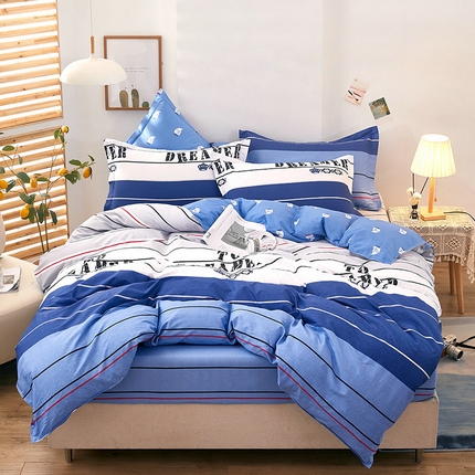 91家纺网 家纺一手货源 找家纺 （总）京天家纺 2024新款40支全棉12868床笠款四件套