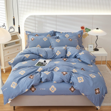 91家纺网 家纺一手货源 找家纺 （总）京天家纺 2024新款40支全棉12868床笠款四件套