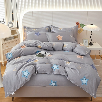 91家纺网 家纺一手货源 找家纺 （总）京天家纺 2024新款40支全棉12868床笠款四件套