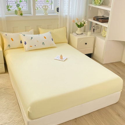 91家纺网 家纺一手货源 找家纺 （总）雅阁尔 2024新款水洗云朵棉单品系列-床笠单件单床笠