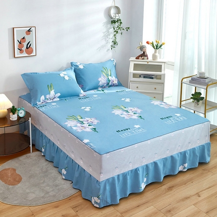 91家纺网 家纺一手货源 找家纺 （总）京天家纺 2024新款12868全棉单品床裙