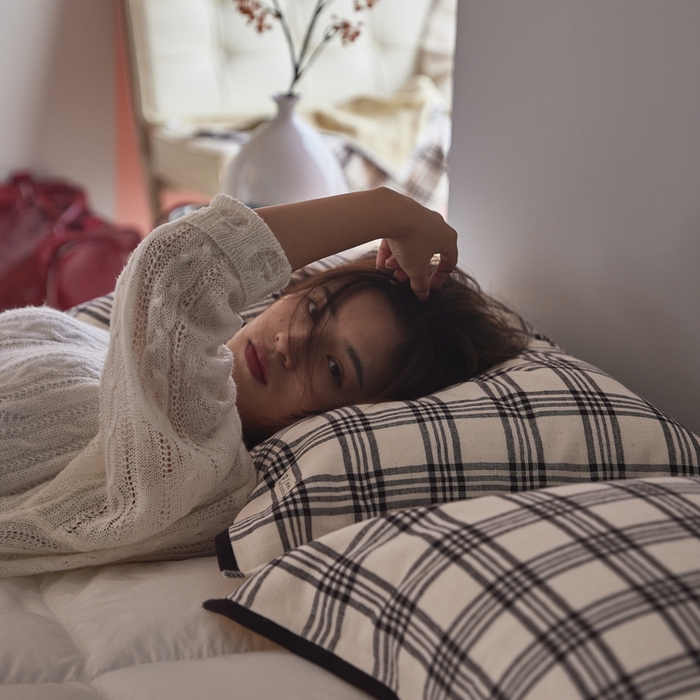 91家纺网 家纺一手货源 找家纺 爱港家纺 2024新款专版双面全棉情侣枕巾双人单人款织边枕巾 至简-白一对