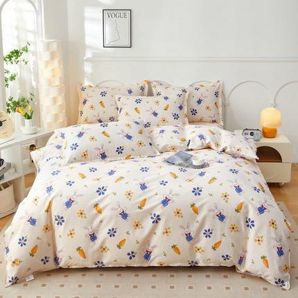 91家纺网 家纺一手货源 找家纺 （总）京天家纺 2024新款40支全棉12868床单款四件套（尺寸足，有预留）