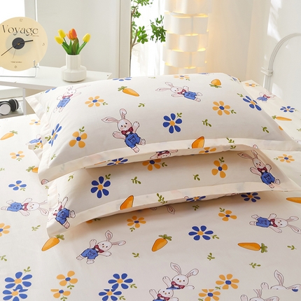 91家纺网 家纺一手货源 找家纺 （总）京天家纺 2024新款12868全棉直角单品枕套