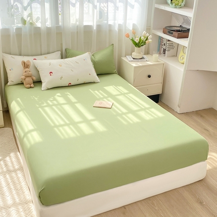 91家纺网 家纺一手货源 找家纺 （总）雅阁尔 2024新款水洗云朵棉单品系列-床笠单件单床笠