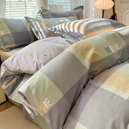 91家纺网 家纺一手货源 找家纺 （总）棉立方家纺 2024年6月新出款式全棉印花四件套单品系列-四件套