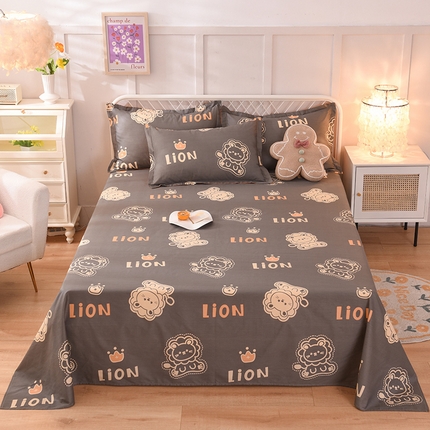 91家纺网 家纺一手货源 找家纺 （总）棉立方家纺 2024新款全棉喷气印花四件套单品系列-床单