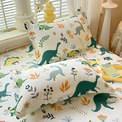 91家纺网 家纺一手货源 找家纺 （总）棉立方家纺 2024年6月新出款式全棉印花四件套单品系列-枕套