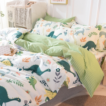 91家纺网 家纺一手货源 找家纺 （总）棉立方家纺 2024新款全棉喷气印花四件套单品系列-四件套