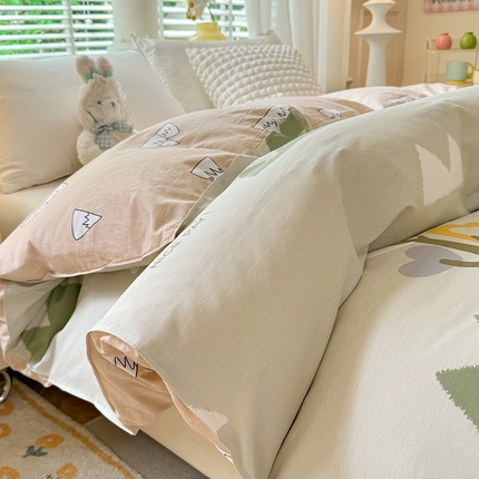 91家纺网 家纺一手货源 找家纺 （总）棉立方家纺 2024年6月新出款式全棉印花四件套单品系列-被套