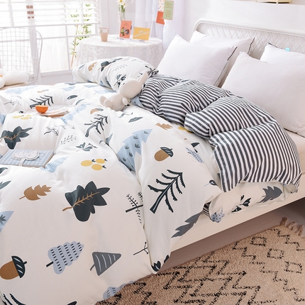 91家纺网 家纺一手货源 找家纺 （总）棉立方家纺 2024新款全棉喷气印花四件套单品系列-被套