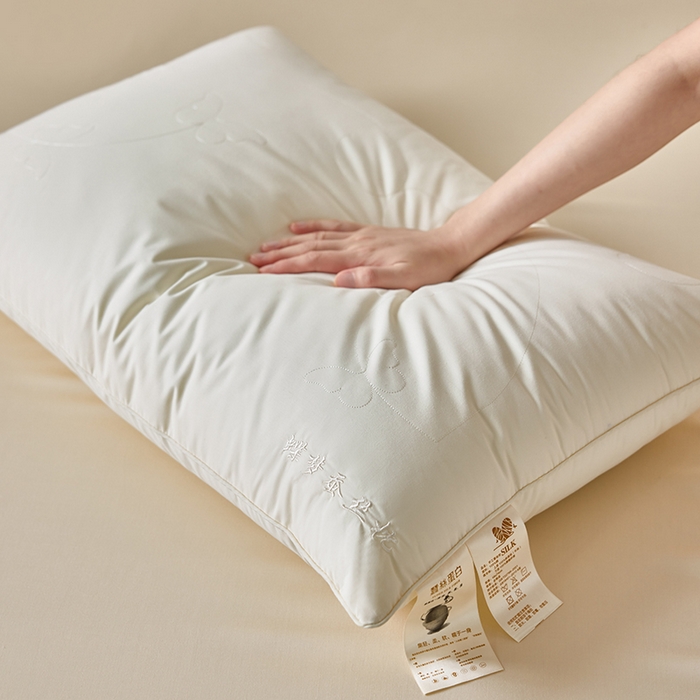 91家纺网 家纺一手货源 找家纺 （总）2024新款单边立体蚕丝枕枕头枕芯