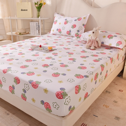 91家纺网 家纺一手货源 找家纺 （总）棉立方家纺 2024新款全棉喷气印花四件套单品系列-床笠