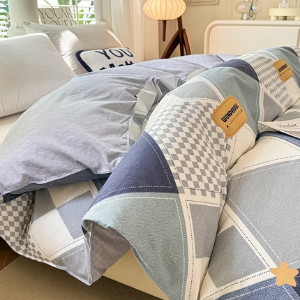 91家纺网 家纺一手货源 找家纺 （总）棉立方家纺 2024年6月新出款式全棉印花四件套单品系列-被套