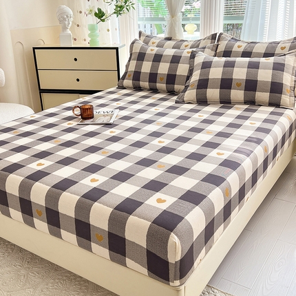 91家纺网 家纺一手货源 找家纺 （总）棉立方家纺 2024新款全棉喷气印花四件套单品系列-床笠