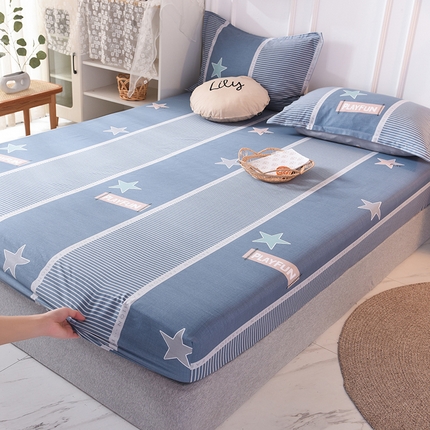 91家纺网 家纺一手货源 找家纺 （总）棉立方家纺 2024年6月新出款式全棉印花四件套单品系列-床笠